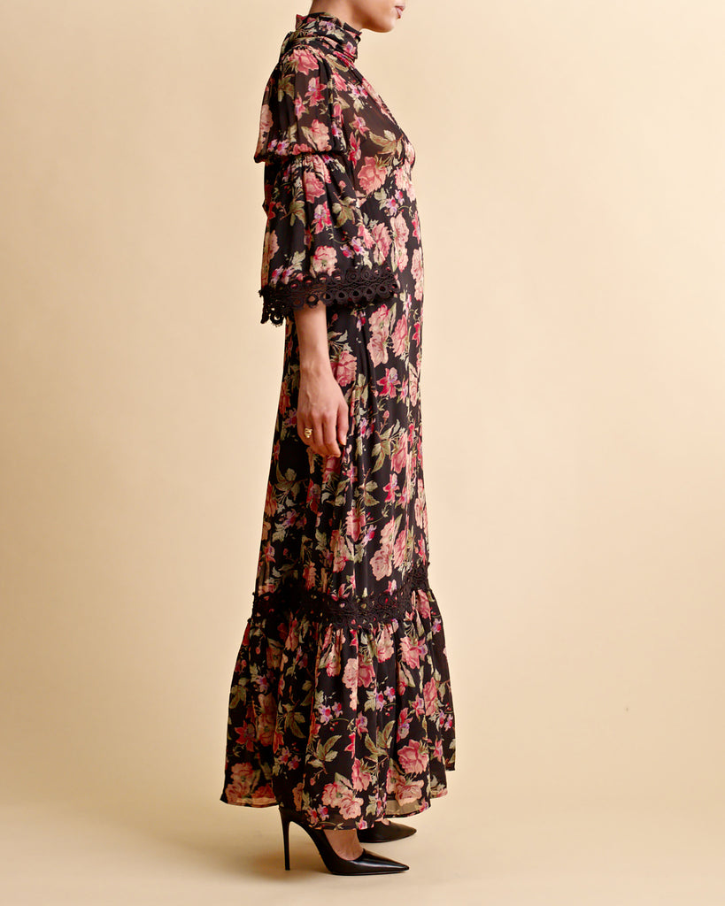 by TIMo | Midnight Blush Georgette Maxi Dress