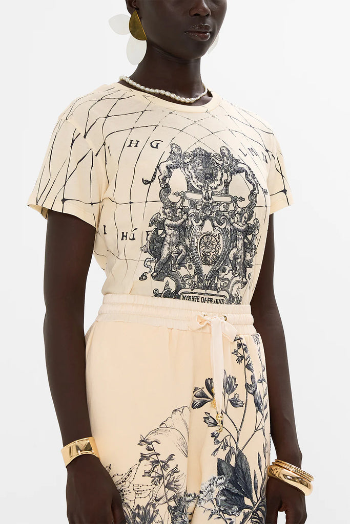Camilla | Etched Into Eternity Short Sleeve Easy Tee