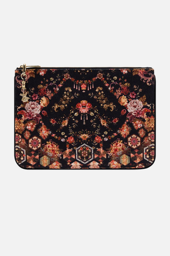 Camilla | Stitched in Time Small Canvas Clutch