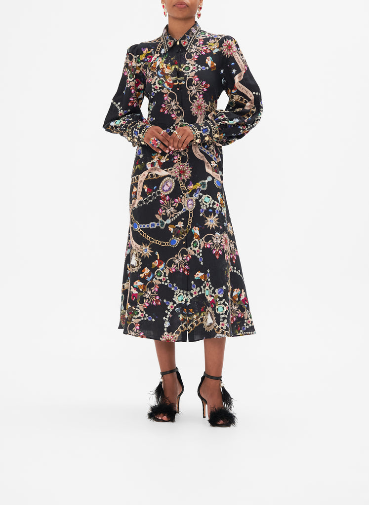 Camilla | Happily Ever After Waist Tie Shirt Dress