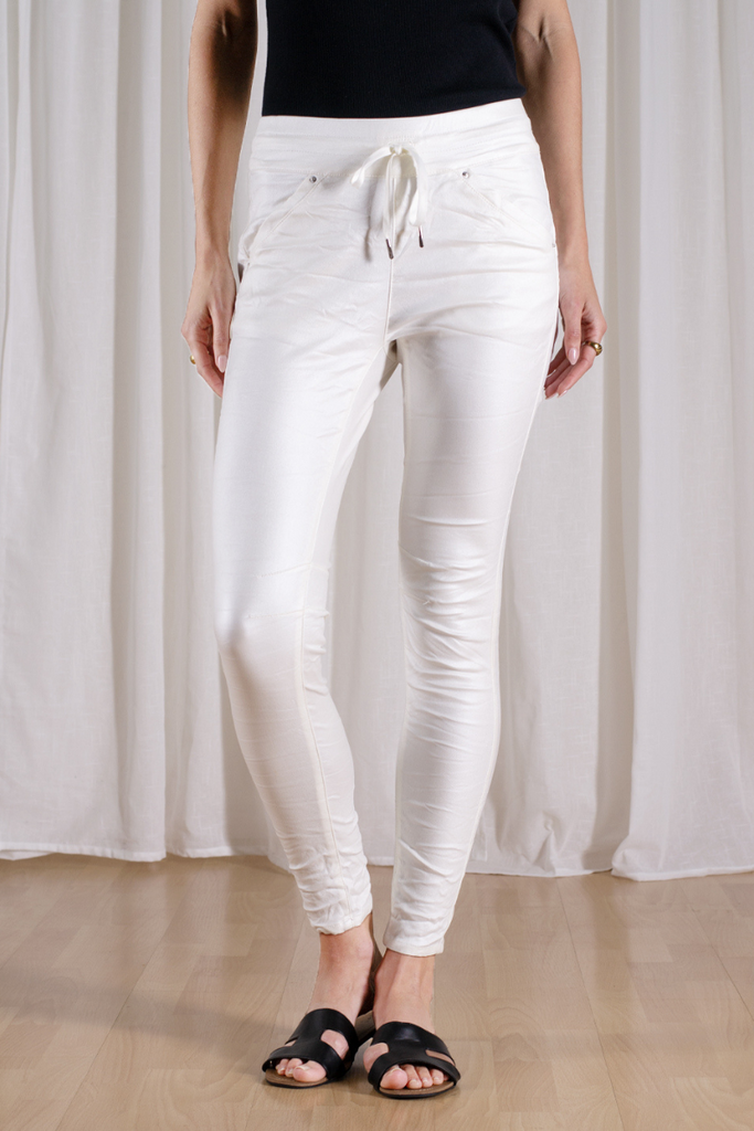 Bianco | Silverbell Yoga Pant Pearl White
