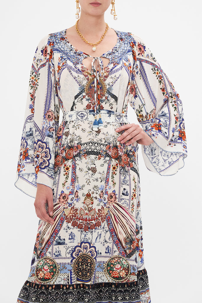 Camilla | My Folk Art Heart Smocked Raglan Sleeve Dress