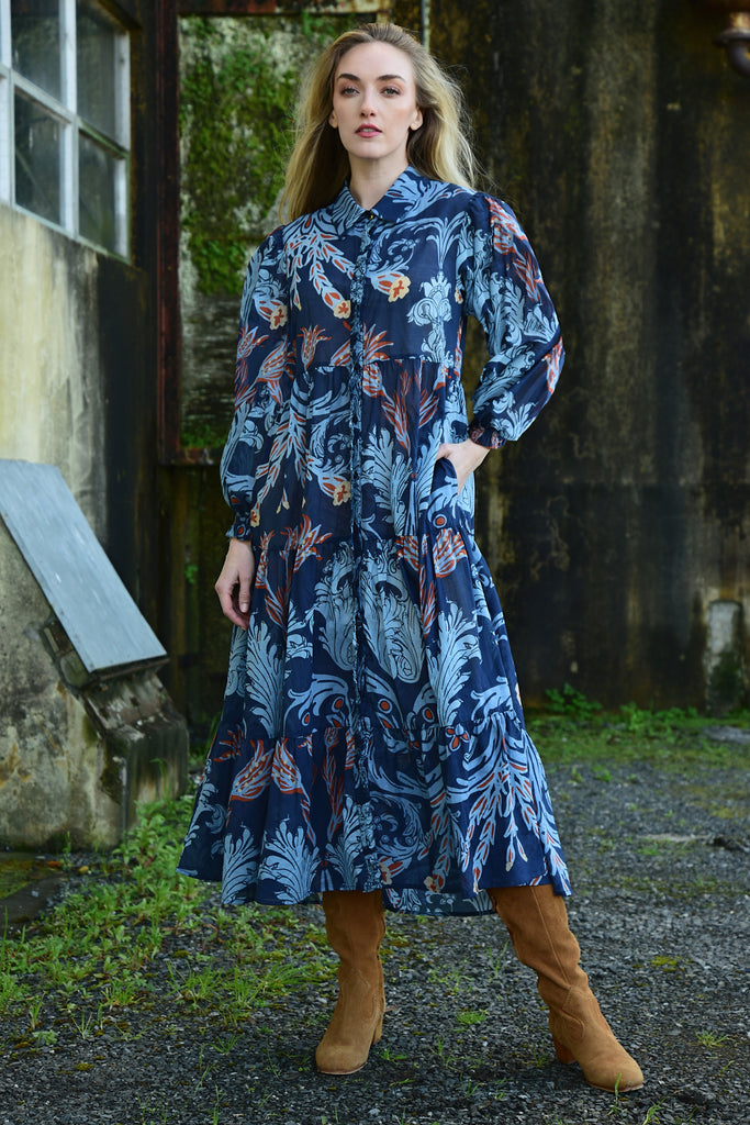 Coop | Picot-A-Boo Dress | Navy