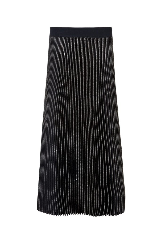 Coop | Taken Glitterally Skirt | Black/Silver
