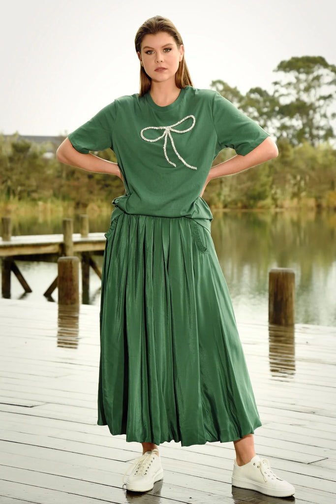 Curate | Burst Your Bubble Skirt | Green Pastures