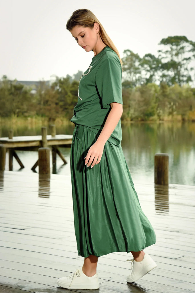 Curate | Burst Your Bubble Skirt | Green Pastures