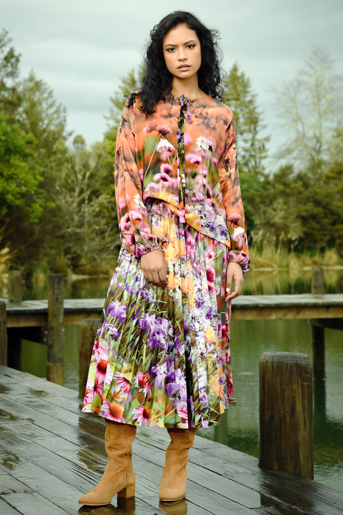 Curate | Fall At My Pleat Skirt | Buttercup