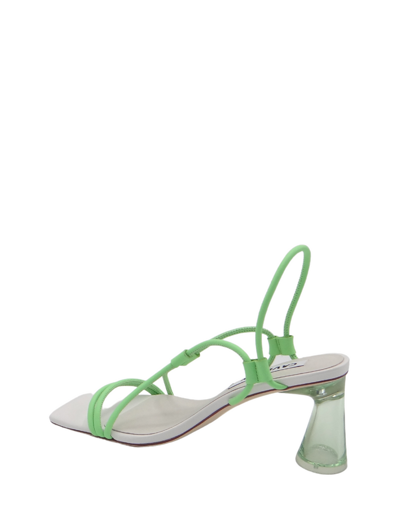 Caverley Shoes | Mae Heel | Lime