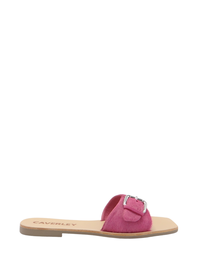 Caverley Shoes | Rave Slide | Candy Pink Pony