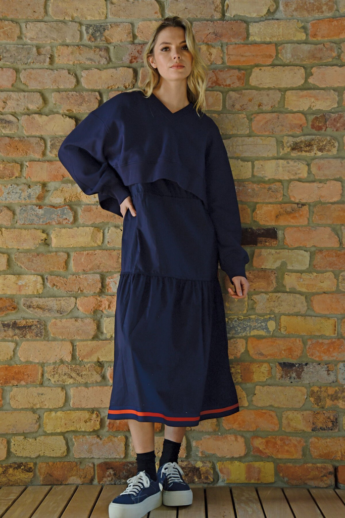 Cooper | Two of a Kind  Dress | Navy