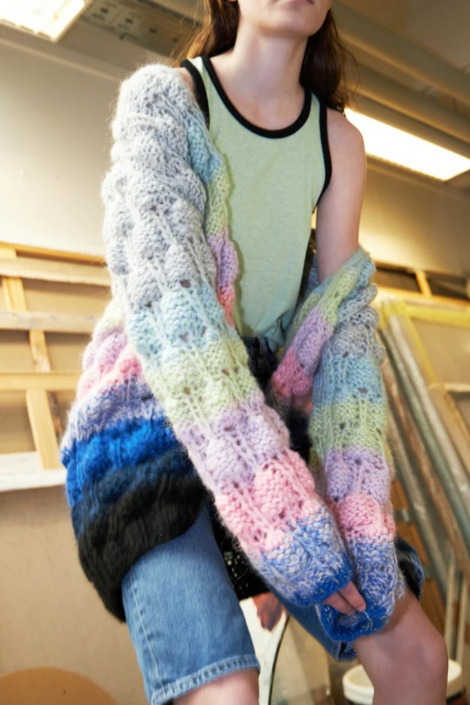 Dawn x Dare | Aretha Rainbow Cardigan