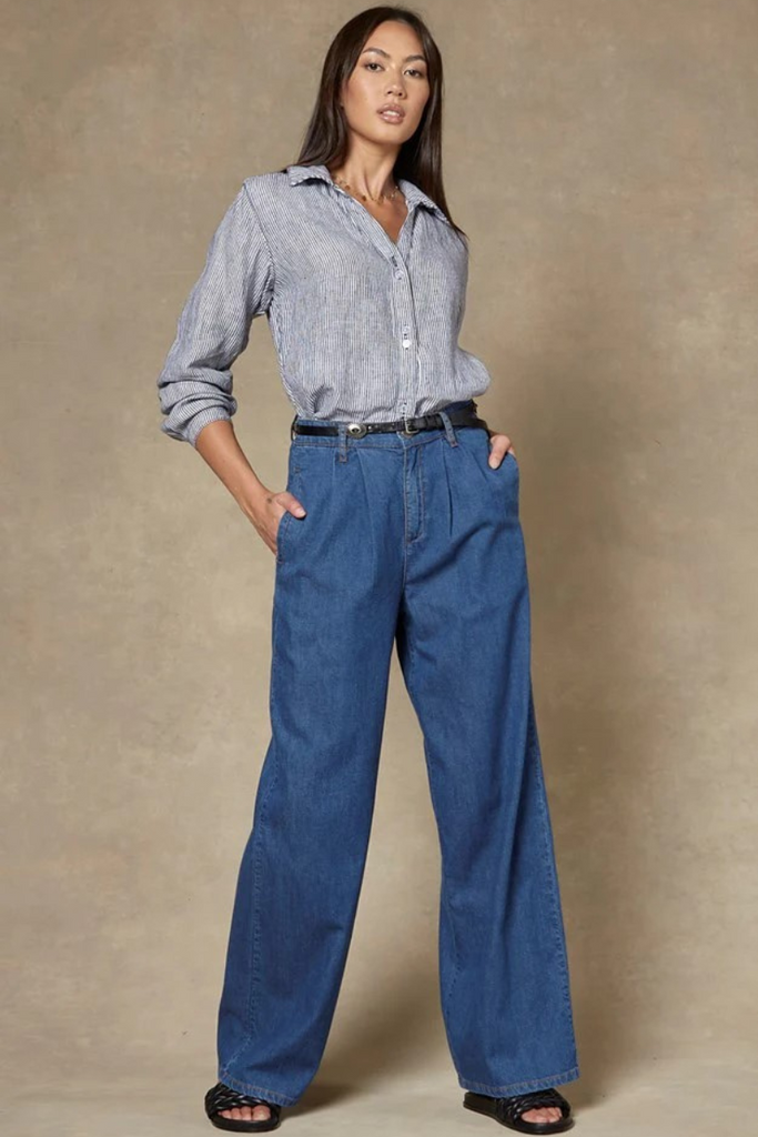 Dricoper | Camila Paris Blue Wide Leg Pants