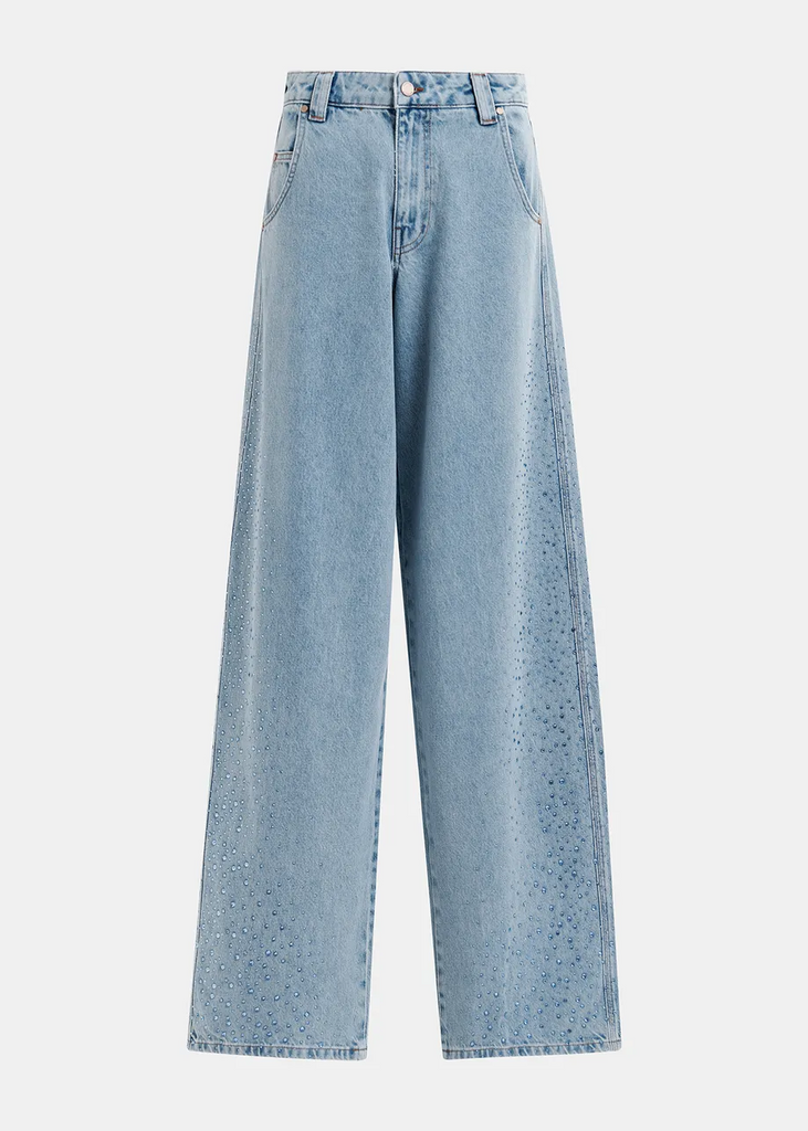 Essentiel Antwerp | Hit Rhinestone Jeans | Aqua Blue