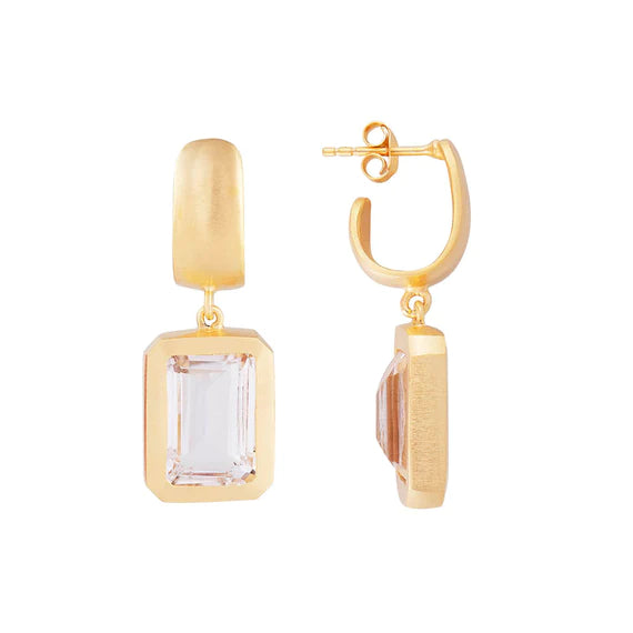 Fairley | Crystal Cocktail Earrings