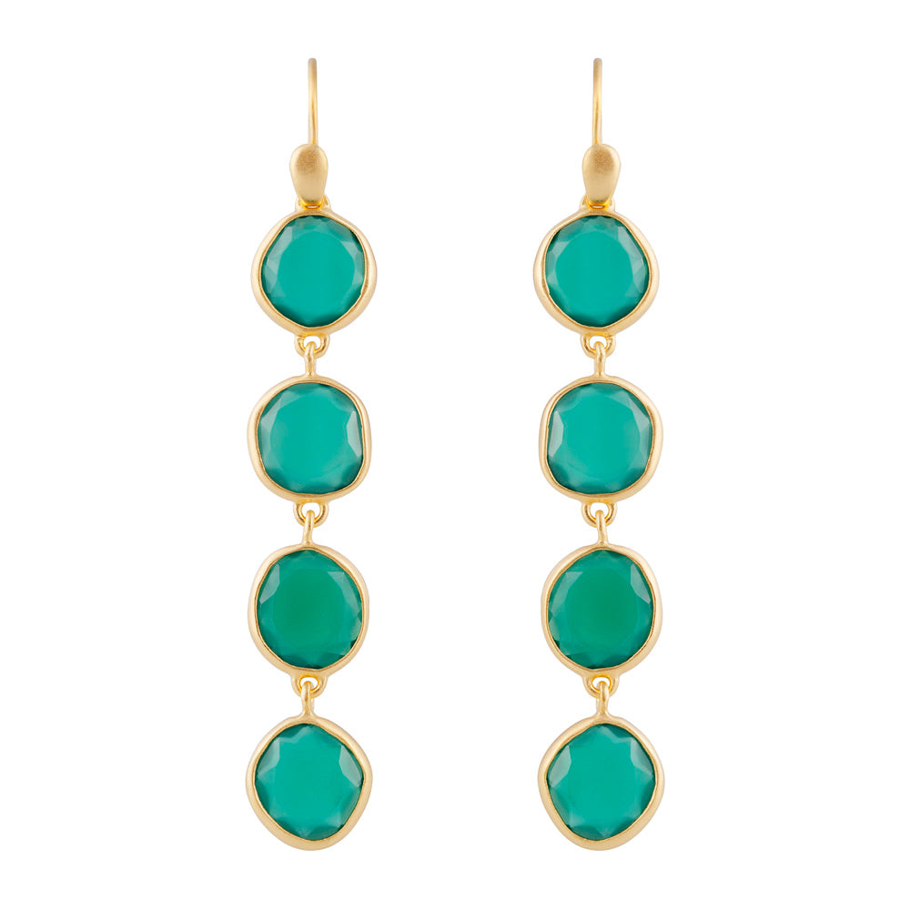 Fairley | Green Agate Splice Drops