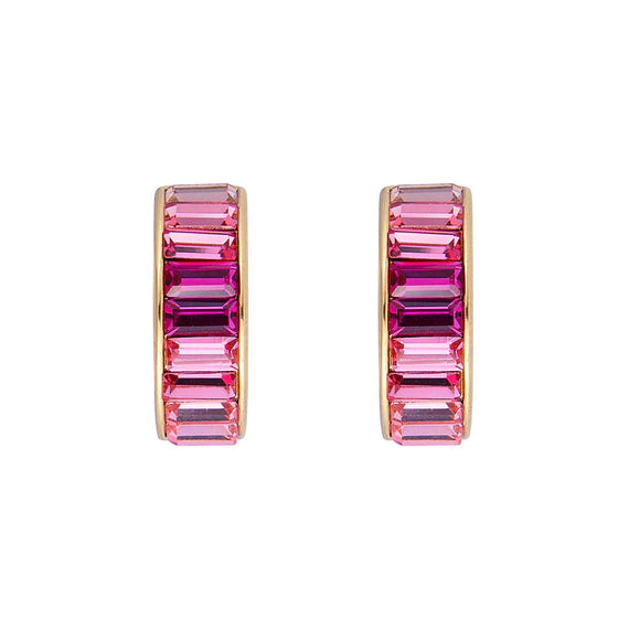 Fairley | Pink Ombre Midi Hoops SS2178APGP