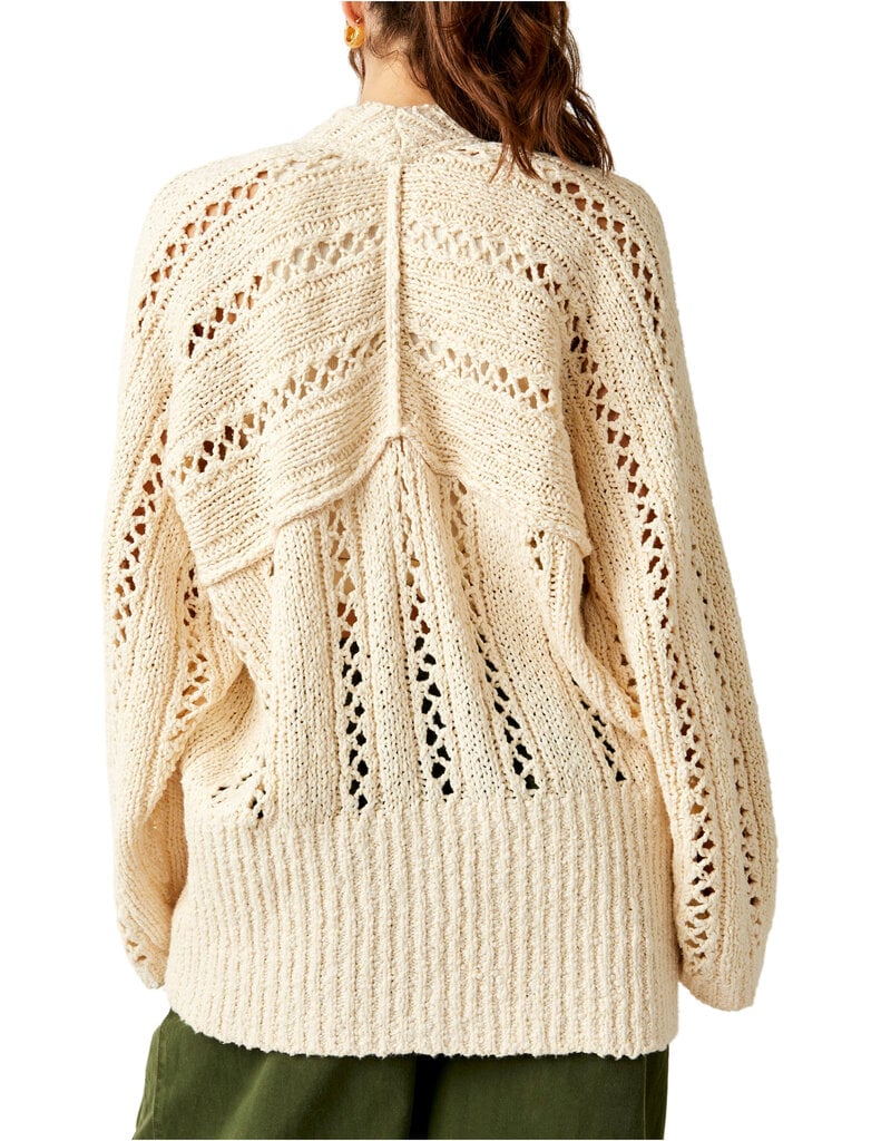 Free People | Cable Cardi in Ivory