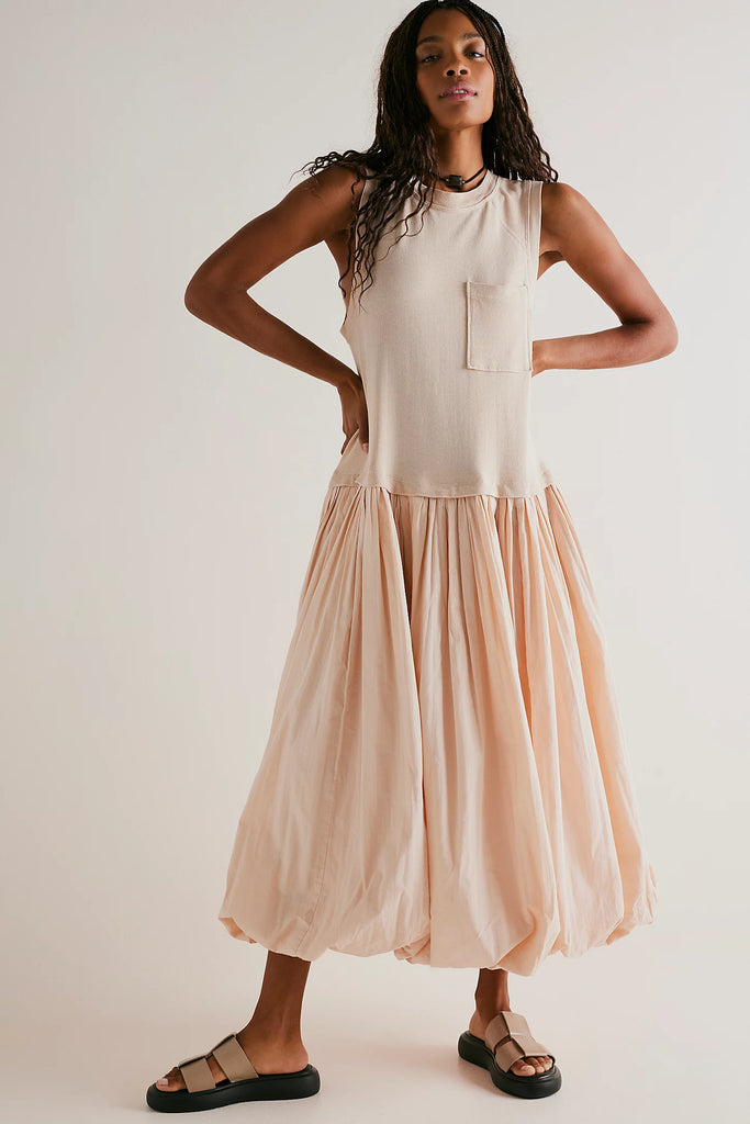 Free People | Calla Lilly Dress in Sandstone