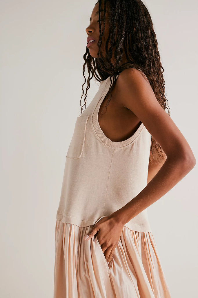 Free People | Calla Lilly Dress in Sandstone