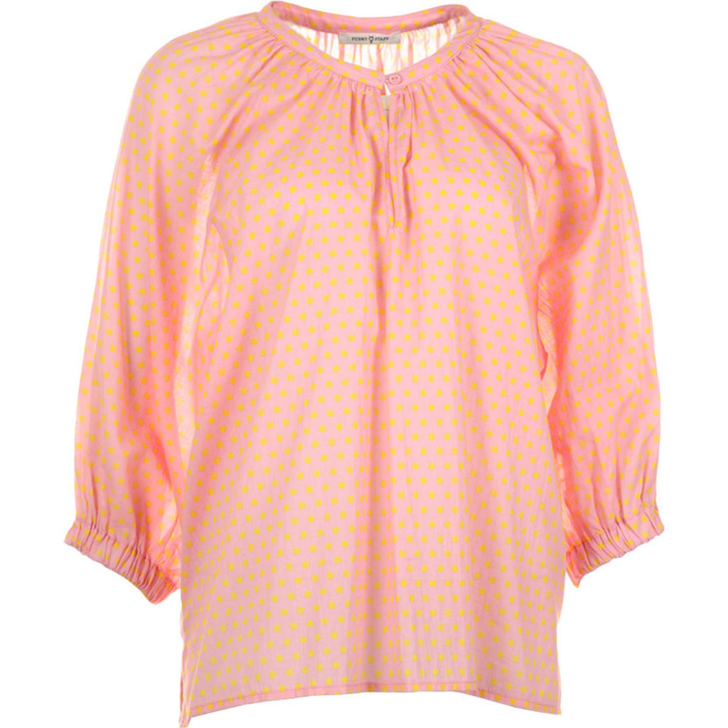 Funky Staff | Blouse Raquel Dots | Rose-Yellow