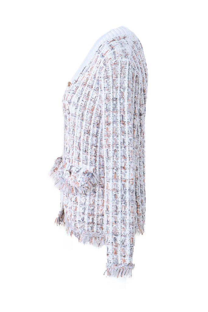 Hale Bob | Dallas Long Sleeve Cardigan | Ivory