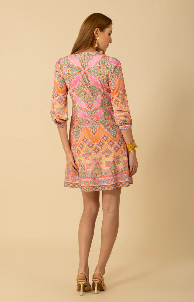 Hale Bob | Sevyn V-Neck Dress | Pink