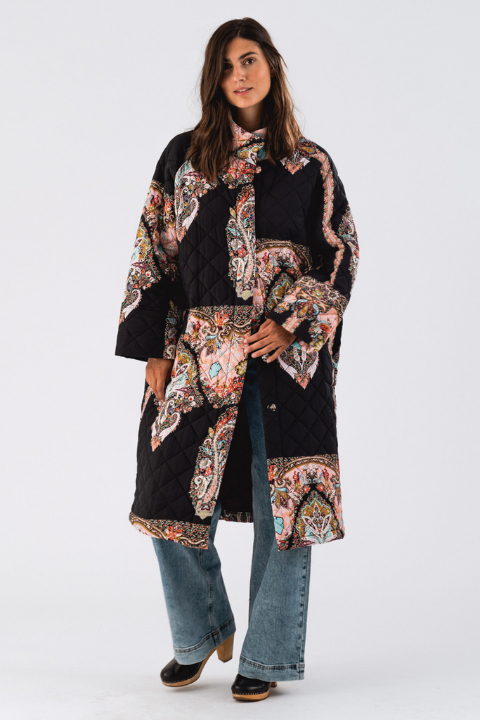 Lollys Laundry | Randi Coat | Flower Print