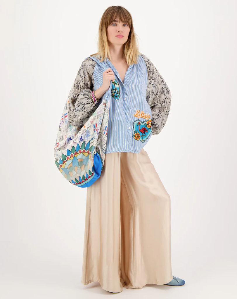 Me369 | Adrianna Blouse | Snake Charmer
