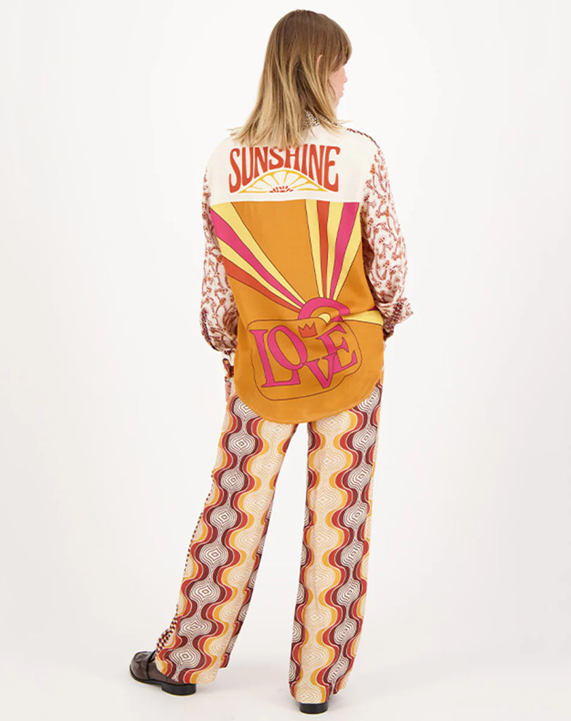 Me369 | Isabel Printed Shirt | Sunset