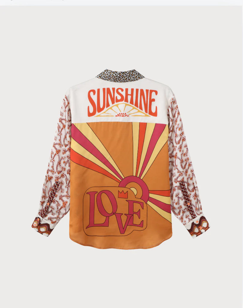 Me369 | Isabel Printed Shirt | Sunset