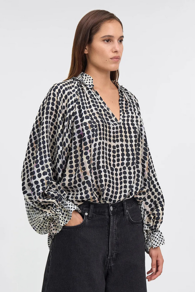Mes Demoiselle | Deneb Dots Obsessions Shirt | Black