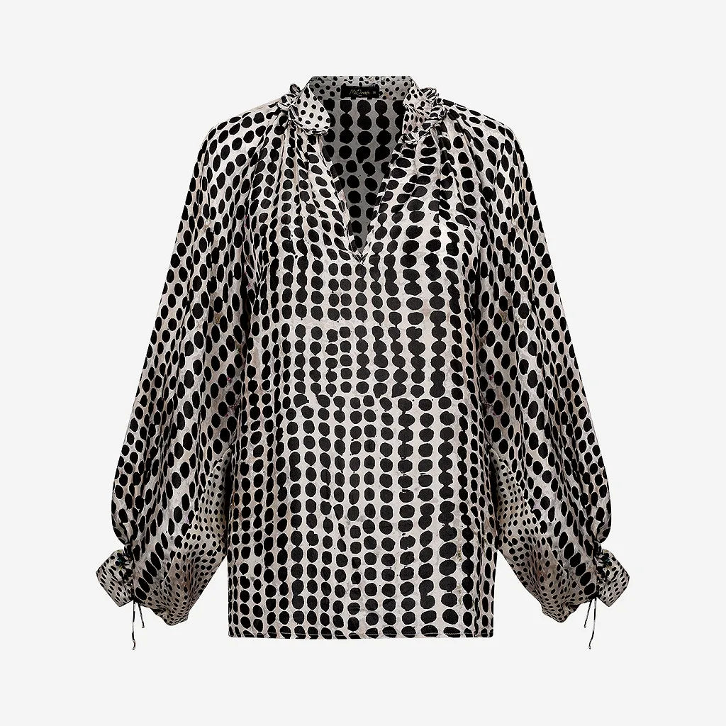 Mes Demoiselle | Deneb Dots Obsessions Shirt | Black