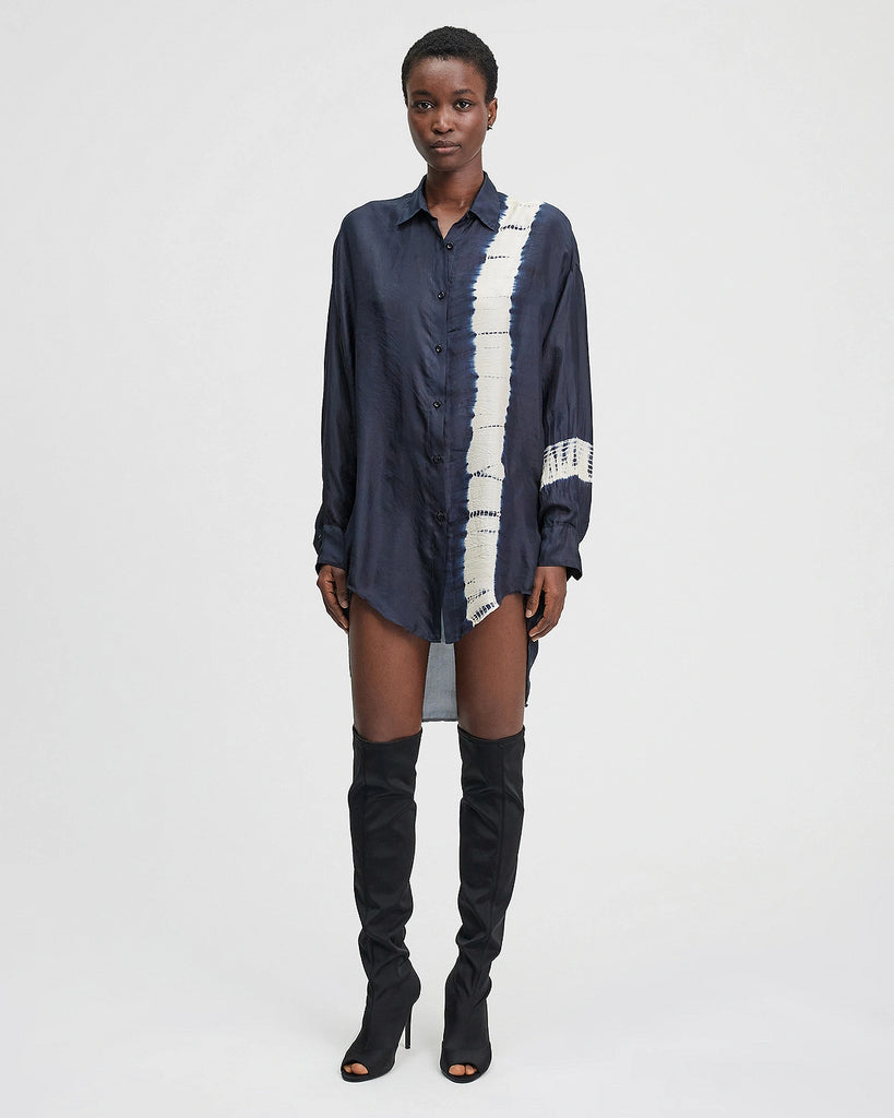 Mes Demoiselles | Lidy Lunar Impression Shirt | Black/White