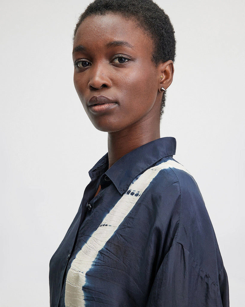 Mes Demoiselles | Lidy Lunar Impression Shirt | Black/White