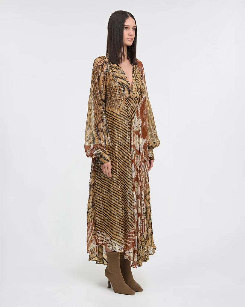 Mes Demoiselles | Lisa Life Shape Dress | Caramel