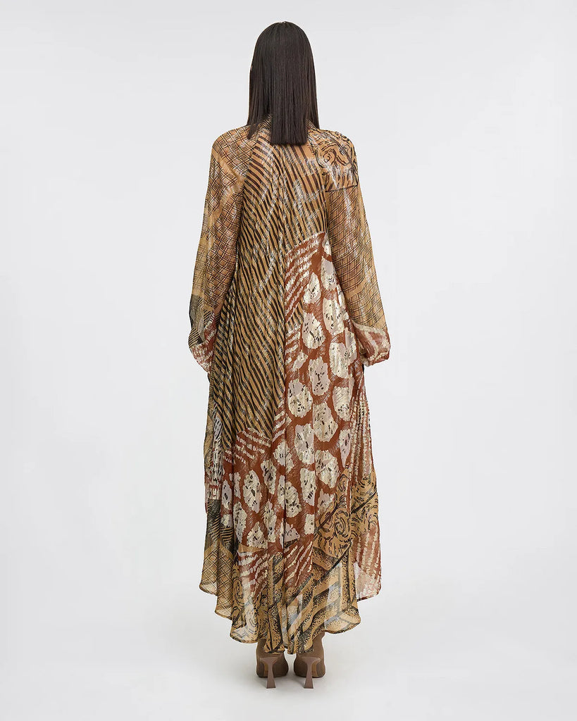 Mes Demoiselles | Lisa Life Shape Dress | Caramel