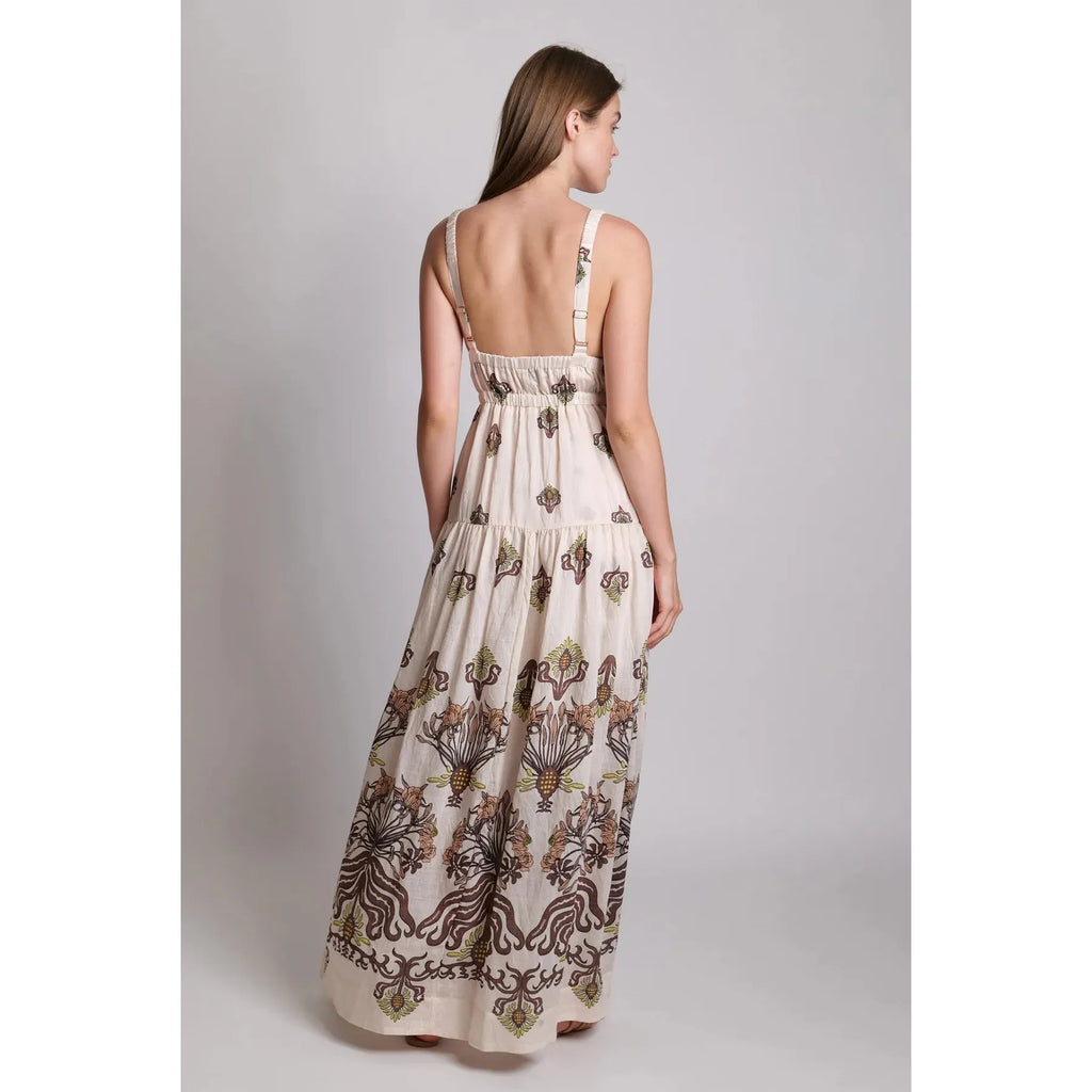 Sabina Musayev | Perdita Dress | Ivory Print