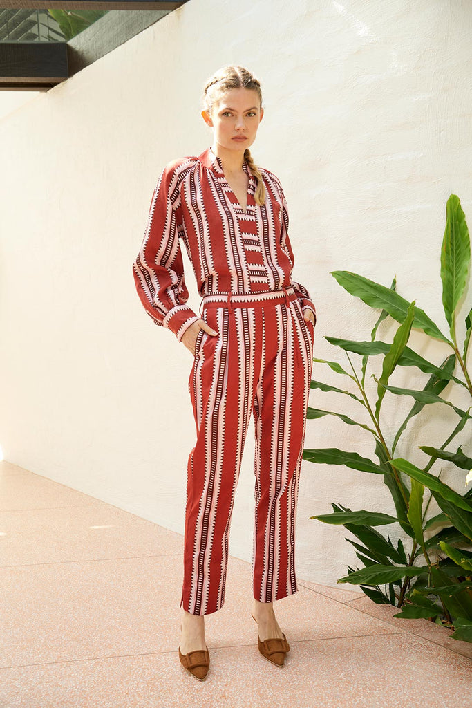 The Dreamer Label | Chloe Sun Blouse | Red