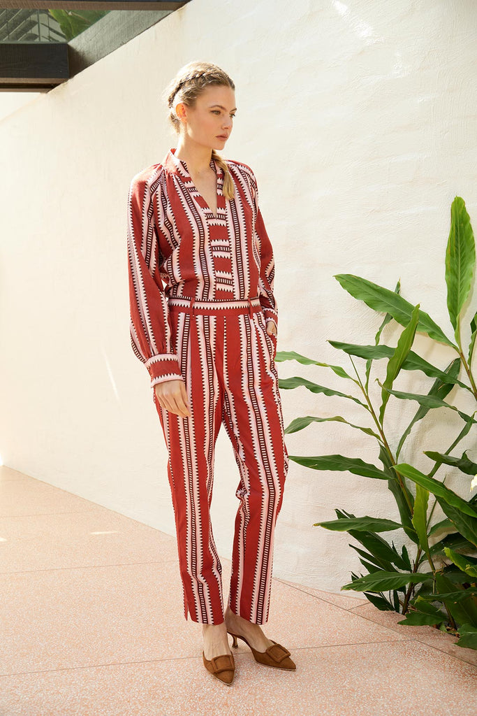 The Dreamer Label | Chloe Sun Blouse | Red