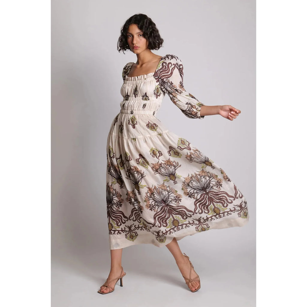 Sabina Musayev | Gleam Dress | Ivory Print