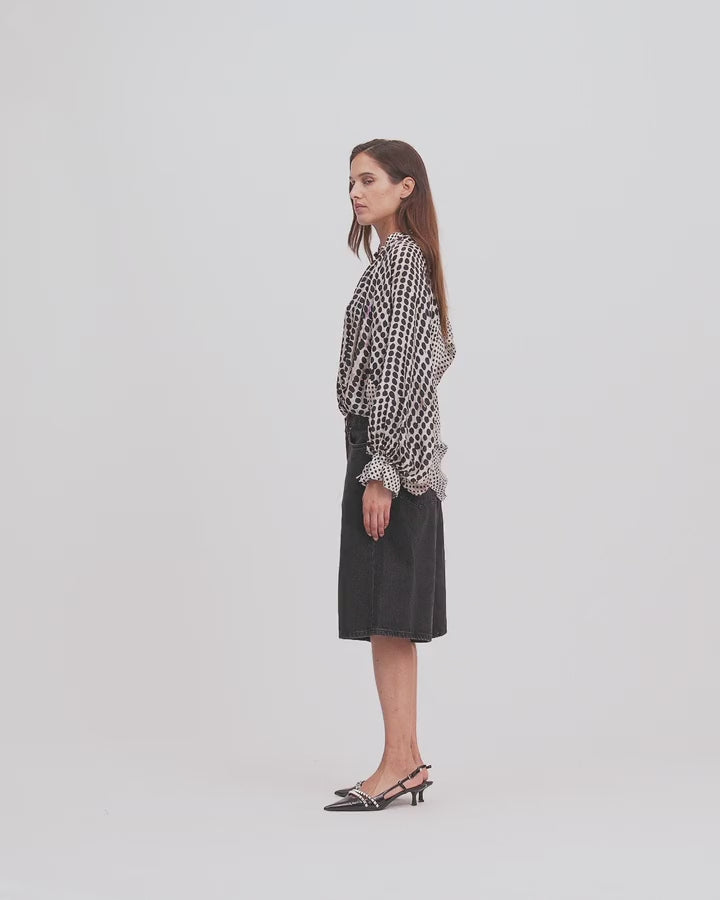 Mes Demoiselle | Deneb Dots Obsessions Shirt | Black