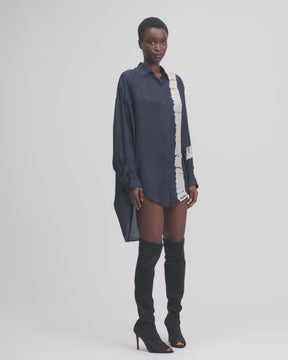 Mes Demoiselles | Lidy Lunar Impression Shirt | Black/White