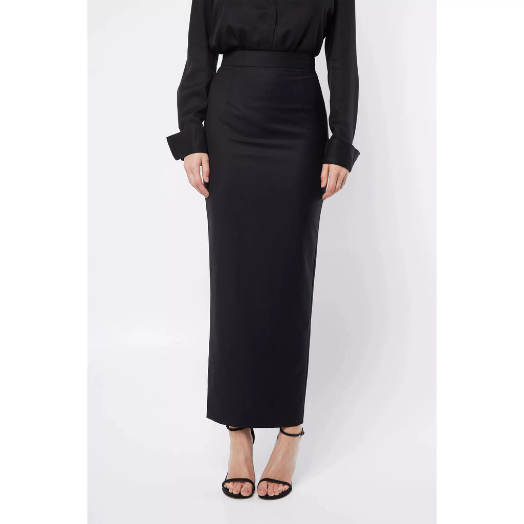 Mossman | Fortitude Midi Skirt | Black