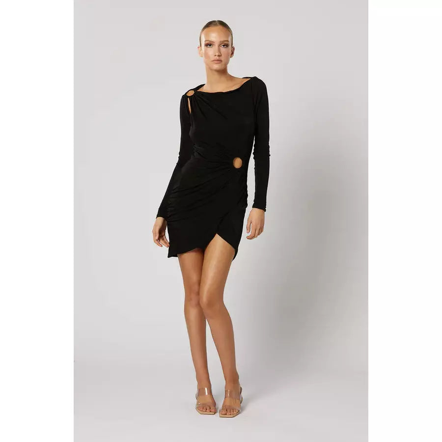 Winona | Ithaca Short Dress | Black