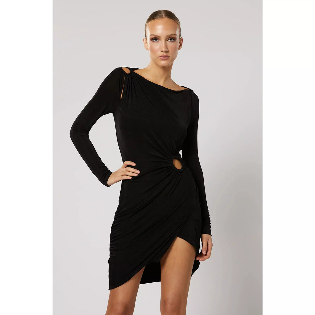 Winona | Ithaca Short Dress | Black